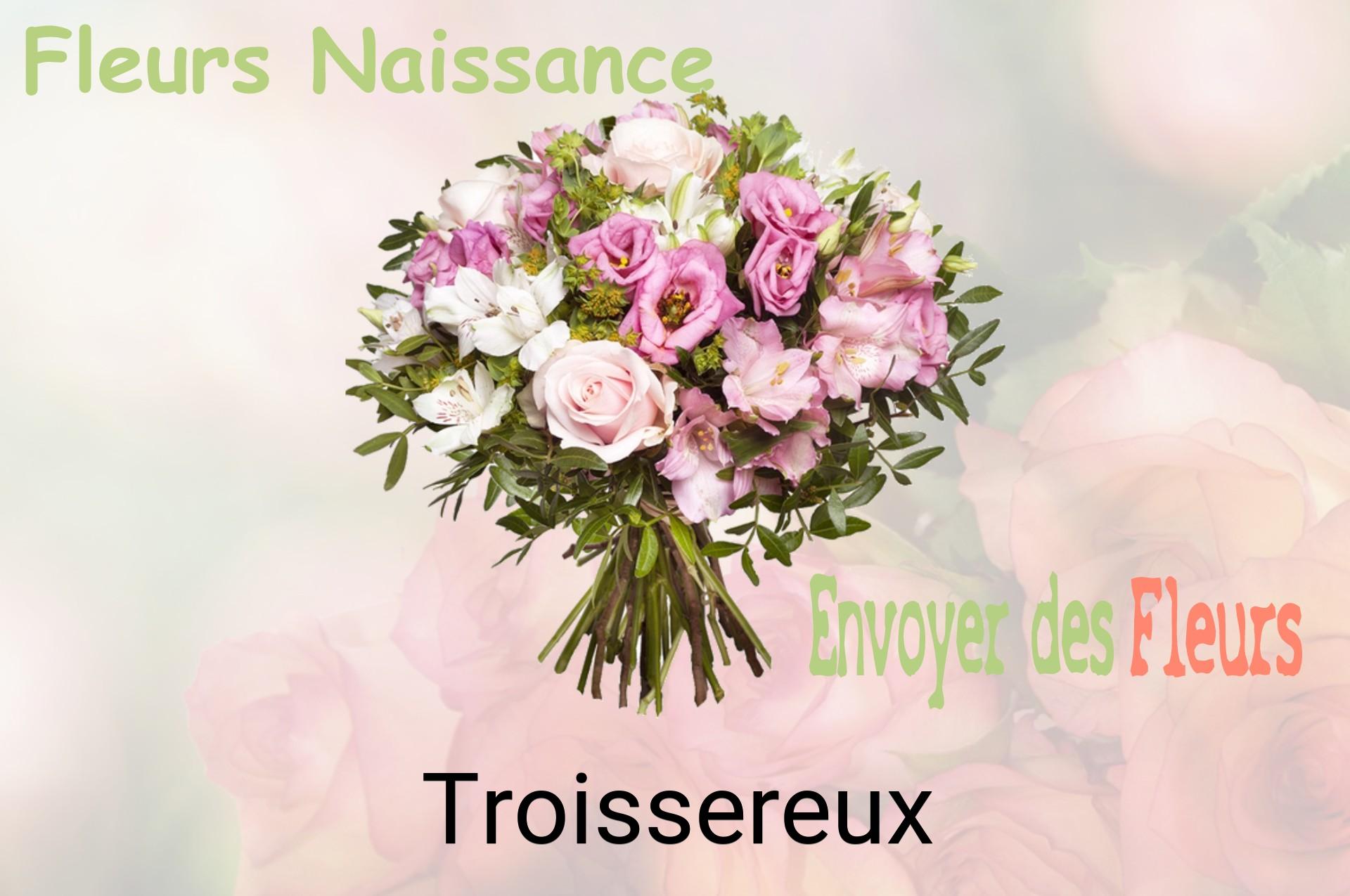 Bouquet de fleurs de naissance livré à Troissereux